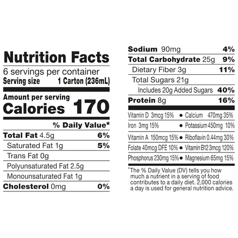 8 oz., 6 Pack Silk Shelf-Stable Soy Milk Singles, Chocolate, Dairy-Free, Vegan, Non-GMO Project Verified