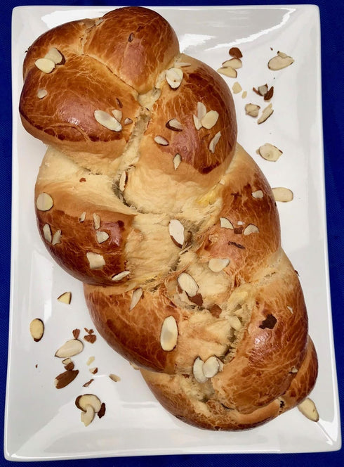 Glyka-Sweets Tsoureki Traditional Greek Loaf Bread with Mahlepi, about 1.5 lb
