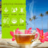 Hawaiian Natural Passion Fruit Orange Flavored Organic Tea - Tropical Fruit Green & Black Tea Blend, 20 Bags, Perfect