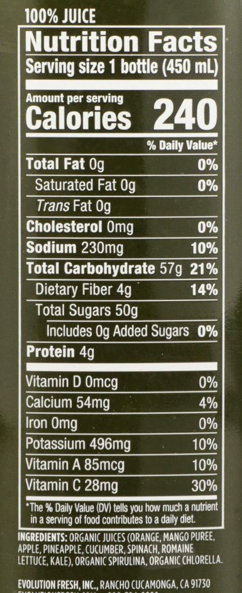Evolution Fresh 15.2 oz , Super Green Juice