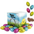 The Dreidel Company Easter Chocolate Eggs, Half-Pound Multicolored Foil Wrapped Milk Chocolate