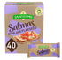 Sanissimo Salmas Chia & Flaxseed, 40 Packs of 3 Crackers, Oven Baked