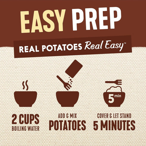 100% 4 4.6 (Pack 10) Idahoan Loaded Baked +Protein Mashed Potatoes, Naturally Gluten-Free, Real Idaho Potatoes
