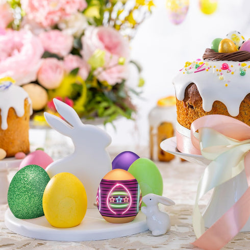 1 1 (3 PAAS Easter Egg Decorating Bundle, Includes Deluxe Kit, Neon Egg Dying Kit, and PAAS Whiskers for Easy Egg