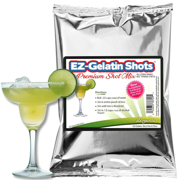 Margarita Jello Shot Mix 6.78 oz - Premium Gluten-Free Mix for Tasty Jello Shots