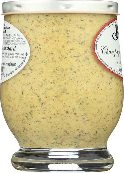 9 Braswells, Mustard Champagne Dill, Ounce