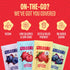 Packets 12-Pack Smash Foods Single Serve Jam | Variety | Natural, Keto & No Sugar Added | Vegan & Upcycled Fruit Spread