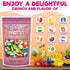 4 oz, Freeze-Dried Candy Fruit Crunch Tropical, Assorted Variety Flavors, Bag Pouch, Ideal Gift Snack