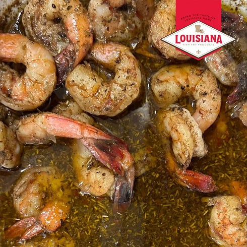 1.5 Oz, Pack 12 Louisiana Fish Fry Products BBQ Shrimp Sauce Mix