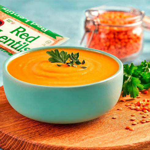 16oz (3 Pack) Gefen Red Lentils, Great in Soups and Stews | Certified Kosher
