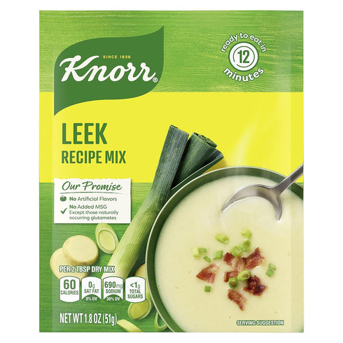 Knorr Soup Mix and Recipe Mix, Leek, No Artificial Flavors, 1.8 oz, Pack of 12
