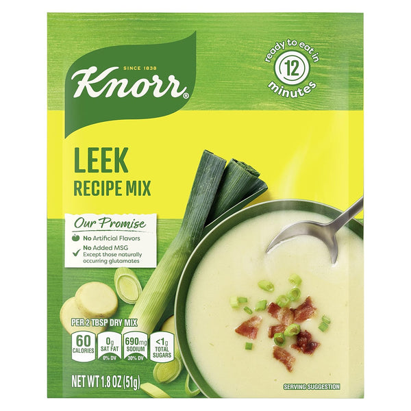 Knorr Soup Mix and Recipe Mix, Leek, No Artificial Flavors, 1.8 oz, Pack of 12