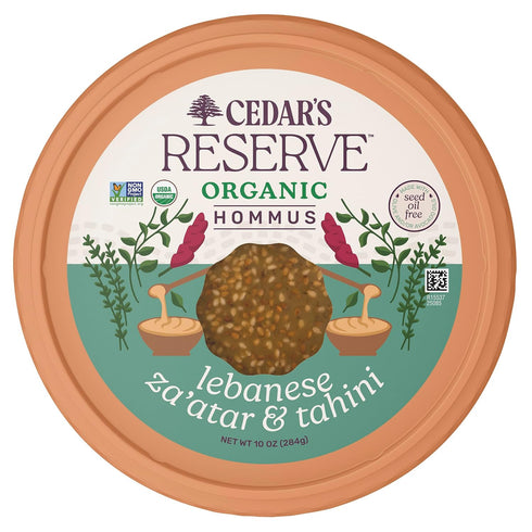Cedar's Hummus Organic Reserve Lebanese Za'atar & Tahini