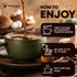 10:1 30 Mushroom Hazelnut Powder with Reishi Extract, Hot Cocoa Powder Caffeine-Free Mushroom Coffee Alternative