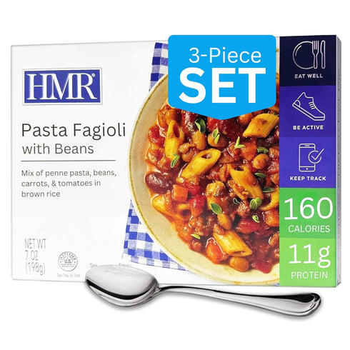 3-Pack HMR Pasta Fagioli Entre | Ready-to-Eat Vegetarian Meals for Weight Loss