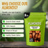 2 lb Packed Oh! Nuts Honey Glazed Roasted Almonds - - High-Protein Whole Almonds - in New York Zip-Seal Bag