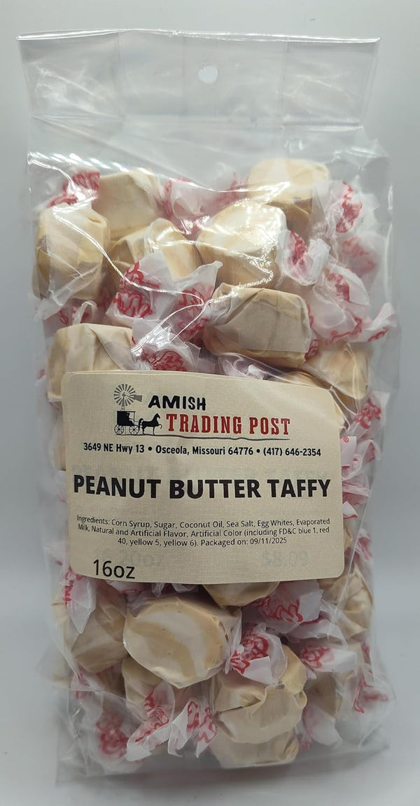 Generic Amish Peanut Butter Taffy 16 oz
