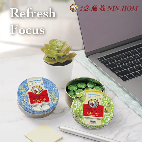 Nin Jiom Herbal Candy – Apple-Longan, 2.1 Ounce (60g)