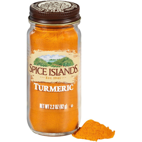 Spice Islands Turmeric, 2.2 Oz - Premium Quality Spice for Cooking and Baking