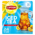 Lipton Unsweetened Iced Tea Bags, Family Size Zero Calories, 24 Total Tea
