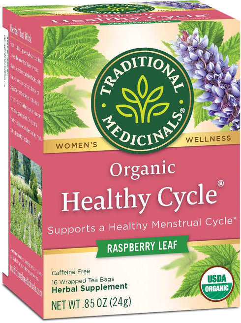 Traditional Medicinals Healthy Cycle, 16 Wrapped Tea Bags