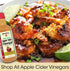 24 (Pack 1) Marukan Organic Apple Cider Vinegar, Ounce Glass Bottle