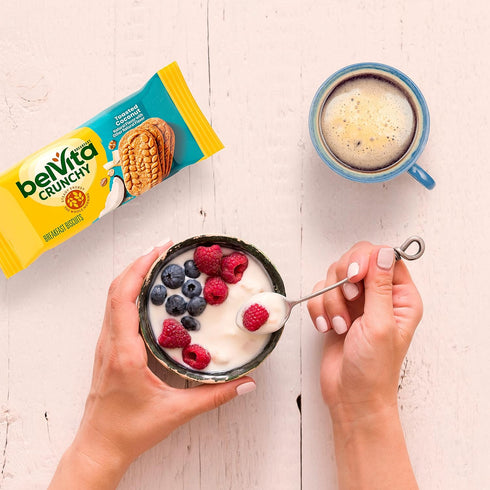 30 Packs, 6 (4 Pack) belVita Breakfast Bars Biscuits, Toasted Coconut, Total Boxes Biscuits Per