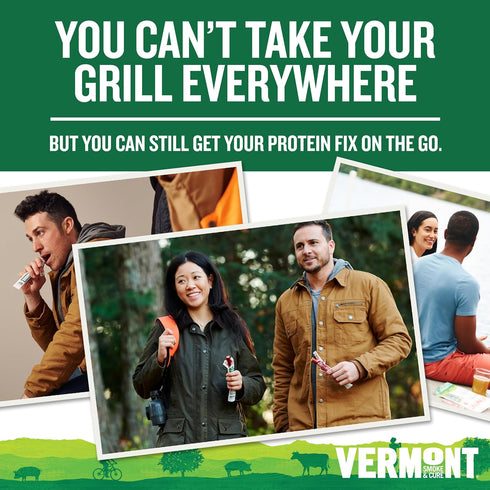 1oz 24 Count Vermont Smoke & Cure - Hickory Smoked Uncured Bacon Pork Sticks - Meat Protein Snack - Portable Healthier