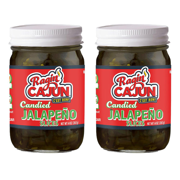 Candied Jalapeo Slices 12 fl oz Ragin' Cajun Foods - Sweet and