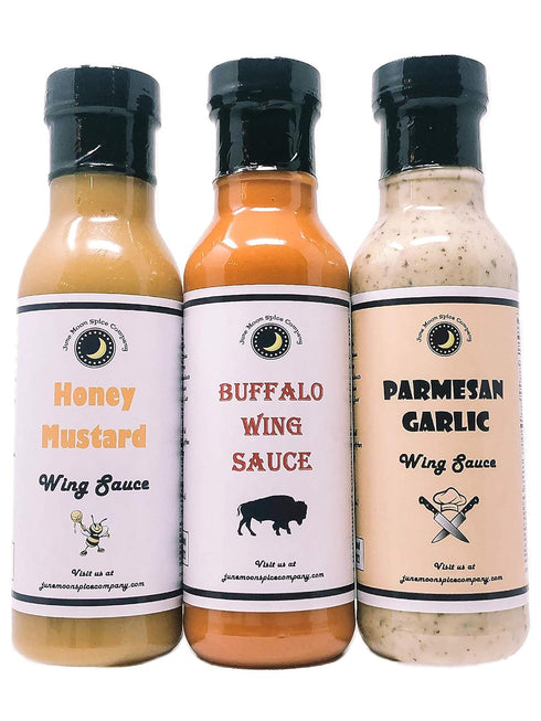Chicken Wing Sauce | Variety 3 Pack | Honey Mustard | Buffalo