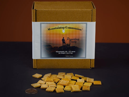 Mountaintop Communion Communion (150 Count) Individually Wrapped Gluten-Free Bread