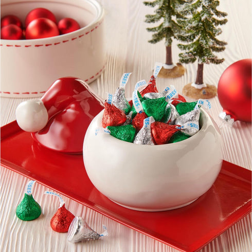 Kisses 35.85 oz Hershey's Milk Chocolate, Christmas Candy Bulk Bag