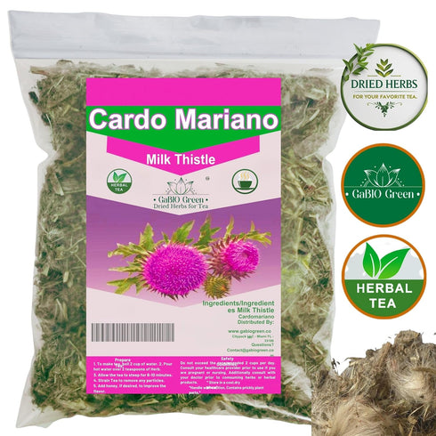 Gabio Green (4.1 oz/116.2 (4.1 oz/116.2 Cardo Mariano - Milk Thistle Loose Tea gr) Cardomarin Herbal Tea Gabiogreen