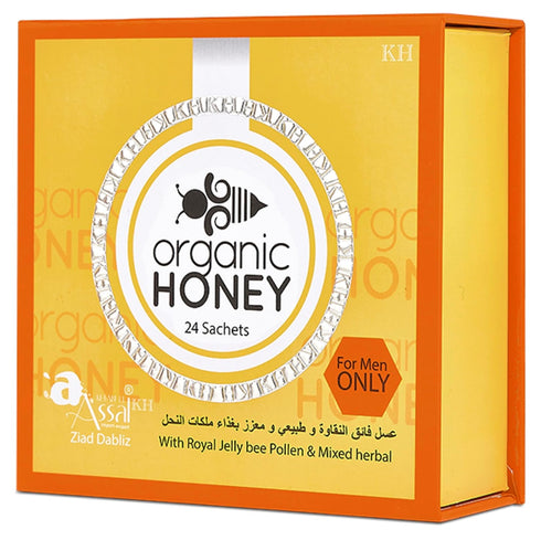 Pack 24 10Gram Organic Natural Honey (Large of Sachets Each)