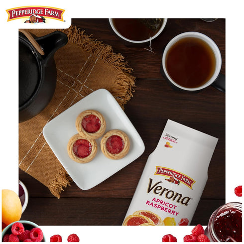 6.75 oz. Pepperidge Farm Verona Apricot Raspberry Thumbprint Cookies, Bag