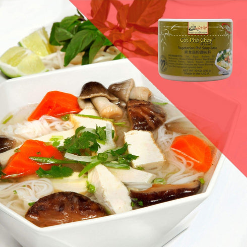 10oz Quoc Viet Foods Vegetarian "Pho" Soup Base Cot Pho Chay Brand