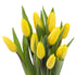 Blooms2Door 10 - Bouquet of Yellow Tulips (Farm-Fresh) with Vase - Fresh Flowers for Birthday, Valentine's & Mother's