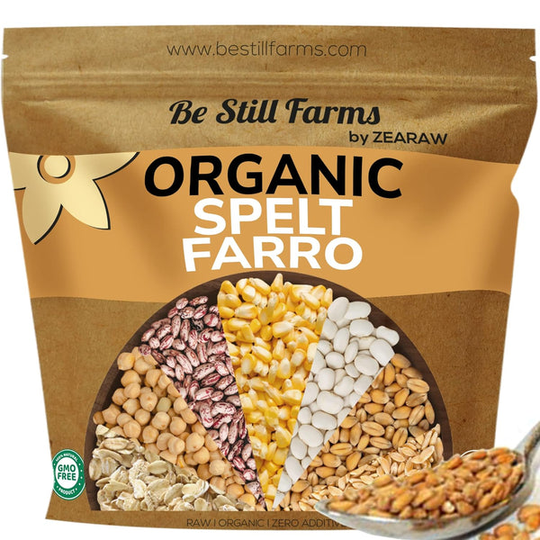 Be Still Farms Spelt Farro Grain Organic 5.8 lb - Whole Wheat