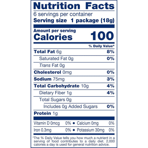 0.65oz (6ct) SkinnyPop Popcorn, Dairy Free White Cheddar, Snack Size Bags