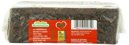 17.6-Ounce (Pack 6) Mestemacher Bread Whole Rye