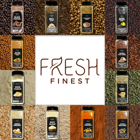550G (19.40oz) Fresh Finest Whole Bold Yellow Mustard Seed, Kosher & Non-GMO