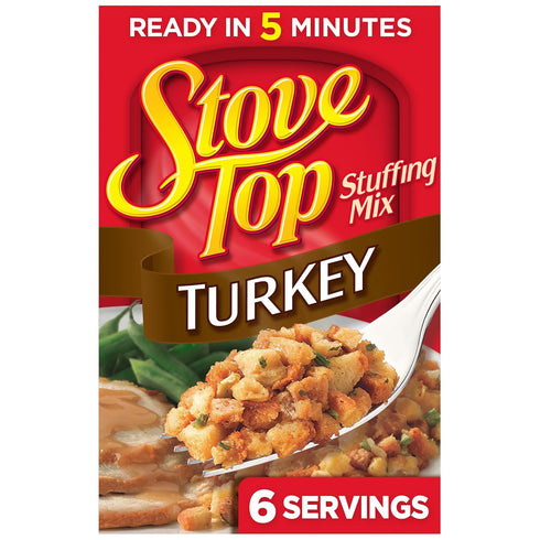 Kraft Stove Top Stuffing Mix, 1 Box, for Dinner Sides and Thanksgiving Dinner,