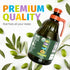 2L O-Live&Co. Bulk Premium USDA Organic Extra Virgin Olive Oil - First Cold Pressed EVOO - Phenolic Rich - Single