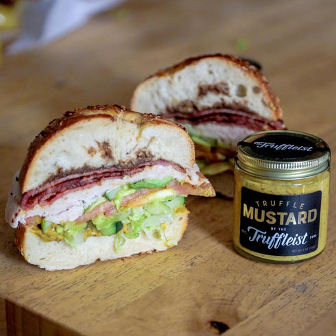 4 oz The Truffleist Truffle Mustard Infused with Real Black Truffles Italian Truffle Mustard Spread for Burgers