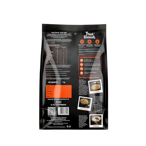 1kg True Elements Gluten Free Rolled Oats