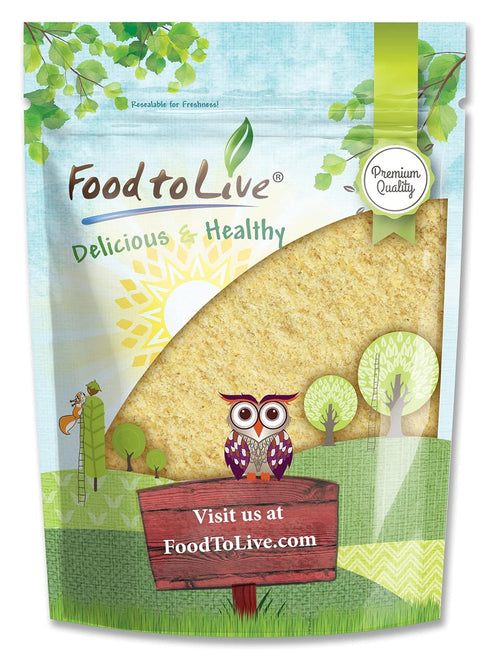 Food to Live Old Fashioned Cornmeal, 1.5 Pounds - Whole Grain Corn
