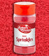 Bakers Choice Red Sprinkles for Baking, Jimmies Sprinkles for Ice Cream Toppings, Dairy Free, Kosher 2.8 oz
