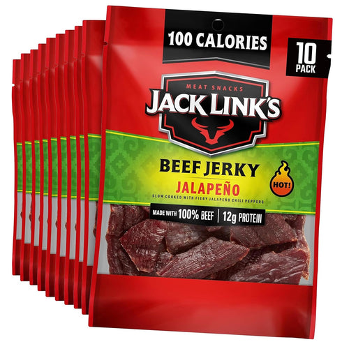 Jack Link's Jalapeo Beef Jerky Multipack - (10 Pack) 1.25 oz Bags