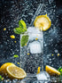President Choice 1L/35.2 oz PC Blue Menu Unsweetened Lemon Flavored Sparkling Water, fl