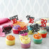 24Pcs 16th 16 2010 16 16th Gyufise Happy Birthday Cupcake Toppers Sweet Legend Since Cupcake Picks Cheers to Years Cake
